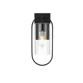 Genevieve Outdoor Wall Sconce in Black