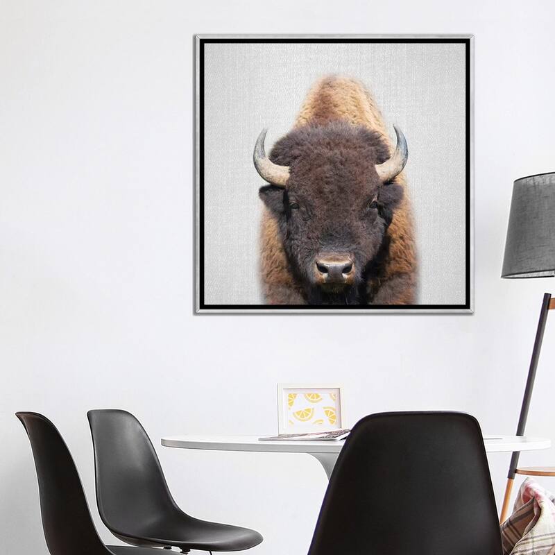 iCanvas "Buffalo" by Gal Design Framed