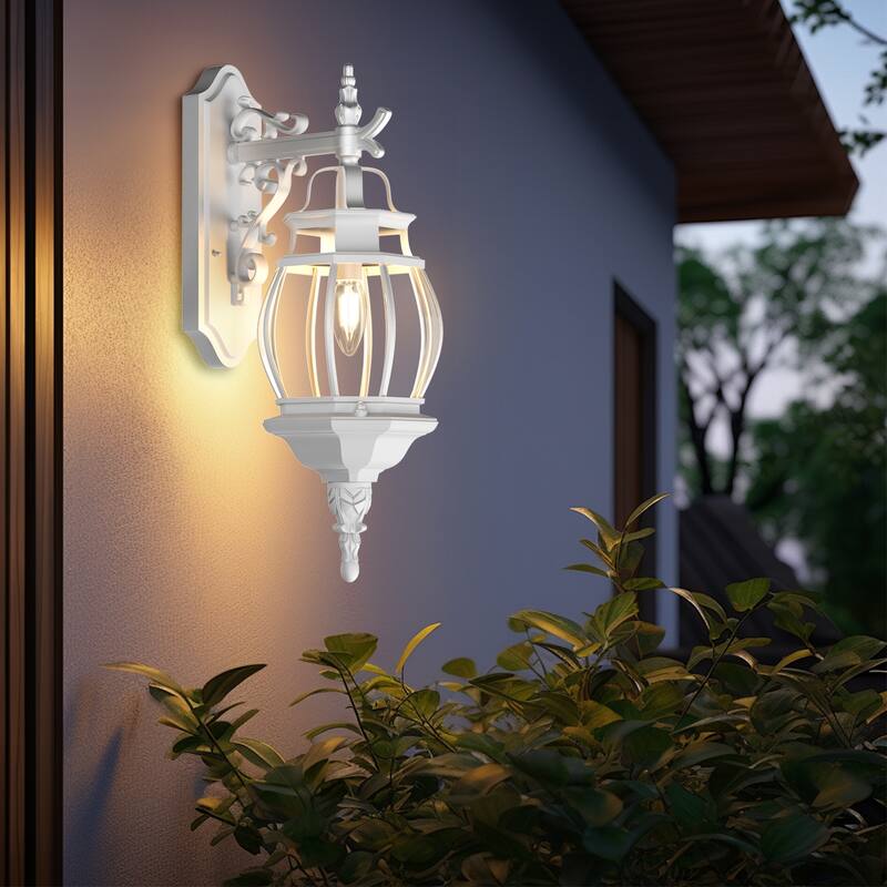 Outdoor 1/3 Light Waterproof Aluminum Wall Light