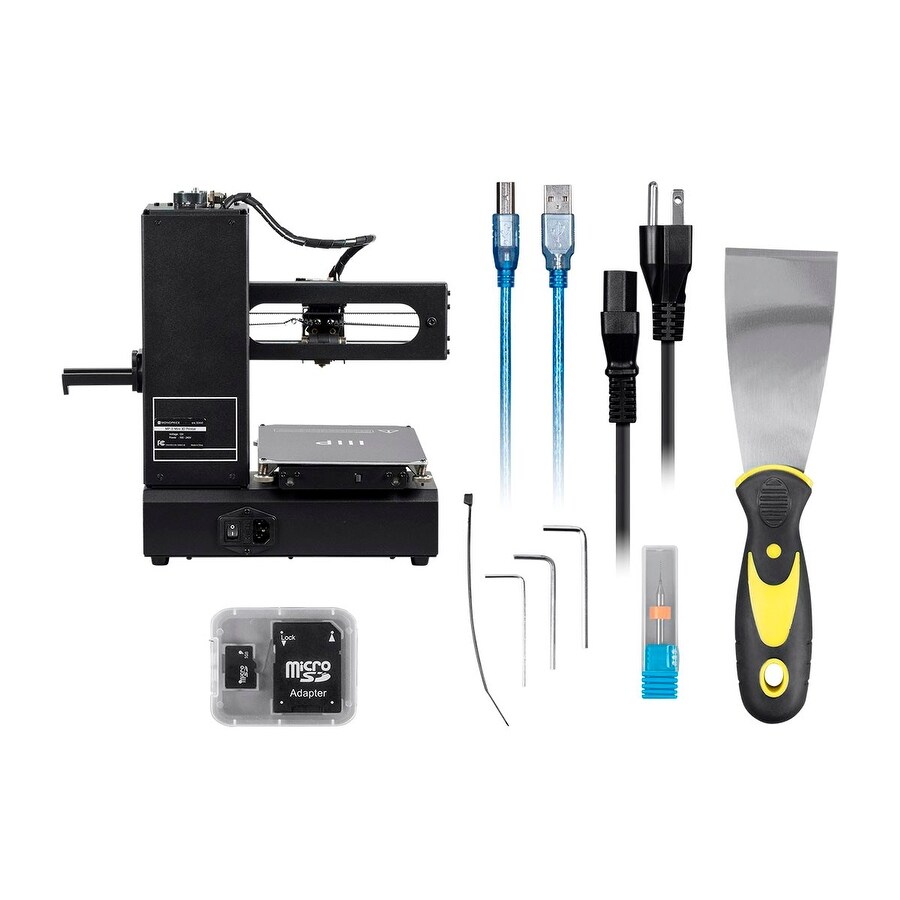 Shop Open Box Monoprice Mp I3 3d Printer Fully Assembled Microsd Sample Pla Overstock 27141401