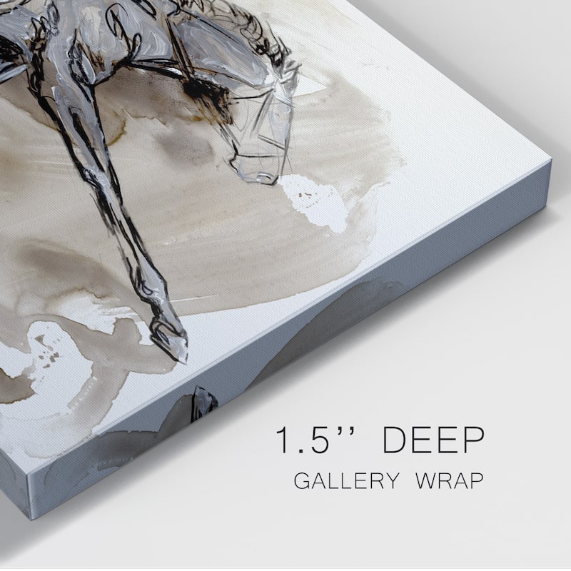 Off to the Races I Premium Gallery Wrapped Canvas - Ready to Hang