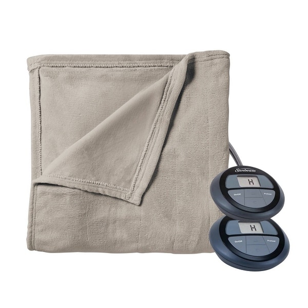 Sunbeam Queen Size Electric Heated Blanket w/ Dual Controllers - Bed Bath & Beyond - 35557722
