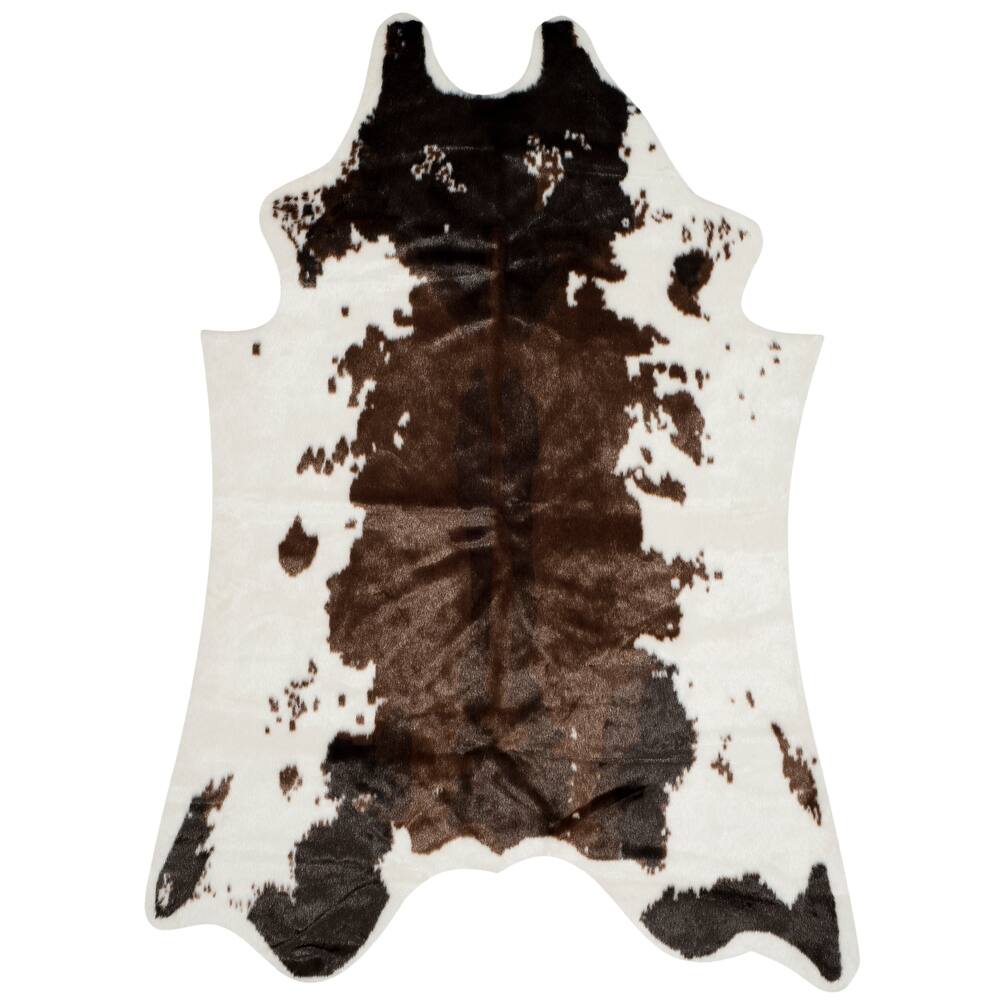 SAFAVIEH Faux Cow Hide Riikka Cabin & Lodge Rug