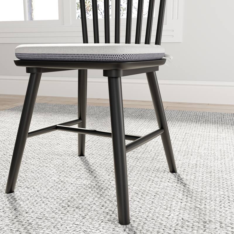 Black Grey Dining Chair Side Chair Kitchen Chair Set of 2 Office Chair Meeting Room Chair with Wood Legs