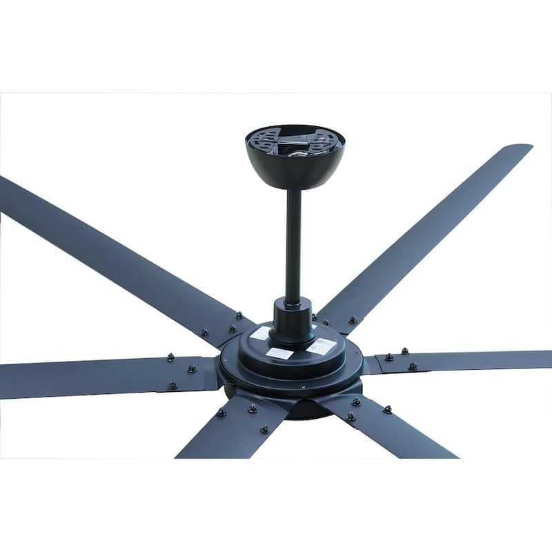 iLIVING High Volume Low Speed Outdoor BLDC Big Ceiling Fan with Brushless DC Motor, Reversible, IR Remote