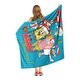 preview thumbnail 4 of 10, Nickelodeon Spongebob Squarepants Christmas Silk Touch Throw Blanket