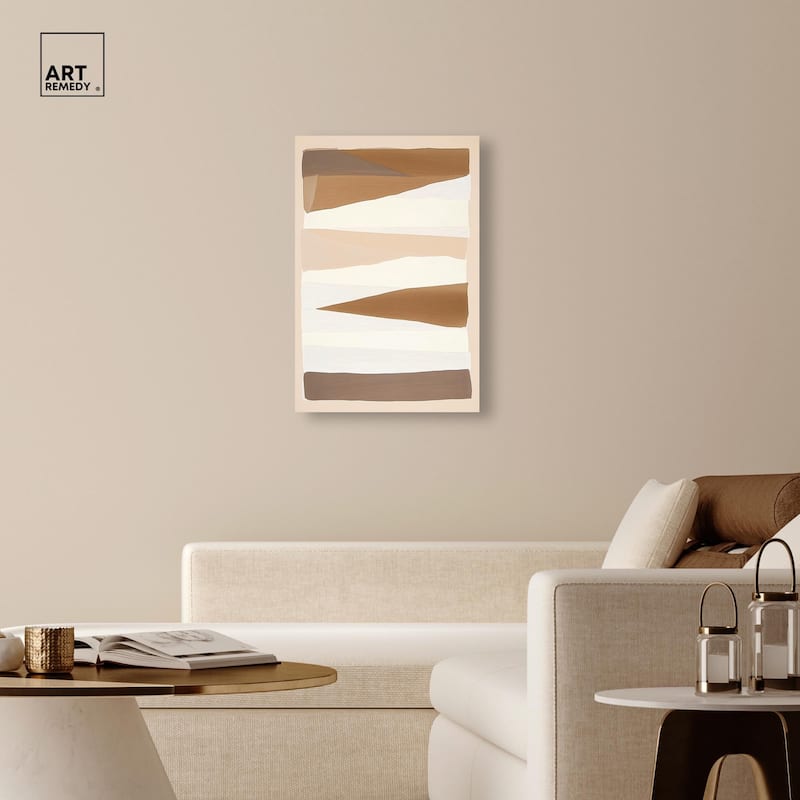 Linear Landscape II Canvas by Art Remedy, Gallery Wrapped