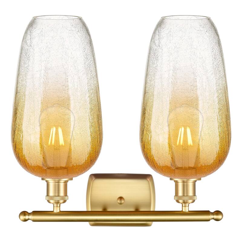 Innovations Lighting Endless Possibilities Ballston - Brookhaven Flute - 2 Light 17" Bath Vanity Light