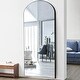 preview thumbnail 8 of 18, Modern Arched Mirror Full-Length Floor Mirror with Stand