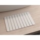 preview thumbnail 37 of 47, Diatomite Quick Dry Stone Medium 24" x 15" Bath Mat Natural White