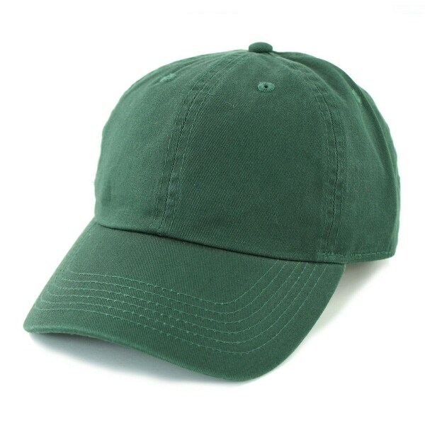 plain green hat