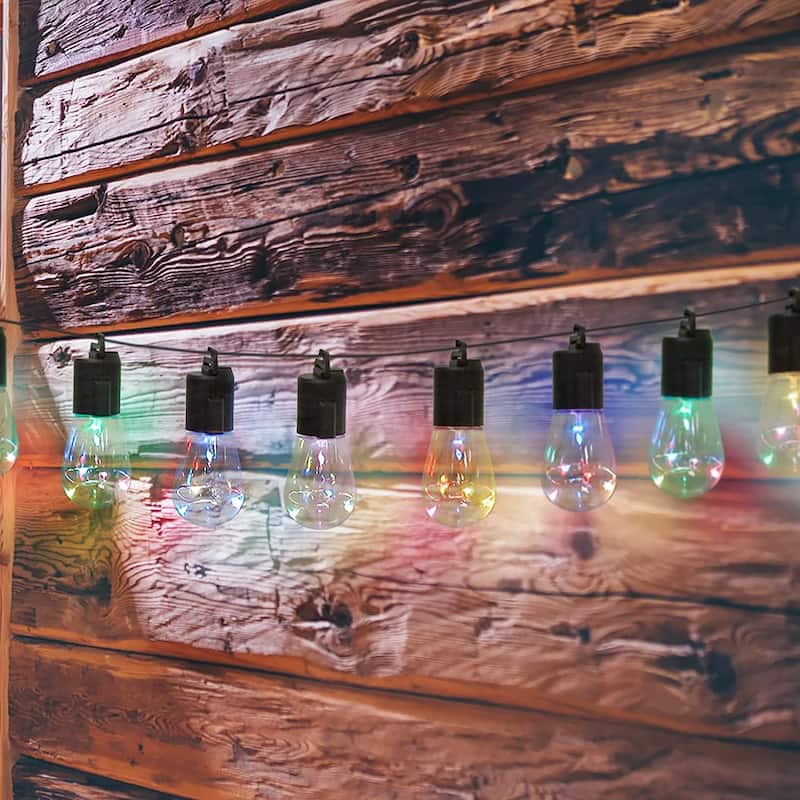 Hanging Tree Lights 12 Pack, 72 LEDs Waterproof Christmas Decoration Lights with Buckle - 12Pack