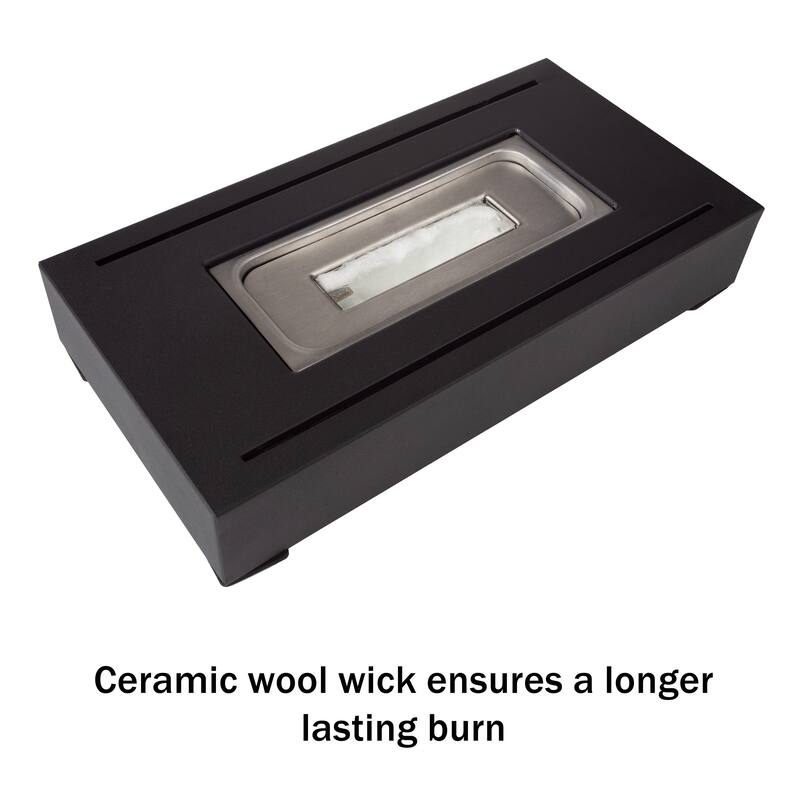 Northwest Bio Ethanol Ventless Tabletop Fire Pit, Black