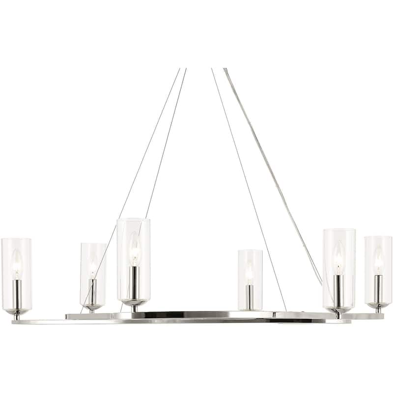 Kichler 52771 Harpin 6 Light 38" Wide Chandelier