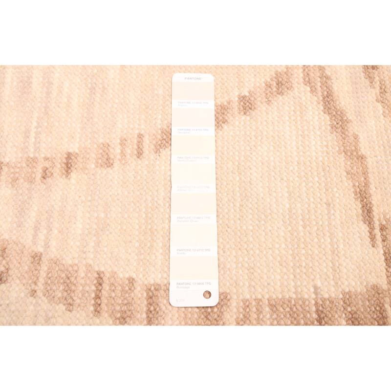 ECARPETGALLERY Hand-knotted Pak Finest Marrakesh Cream Wool Rug - 8'0 x 9'10