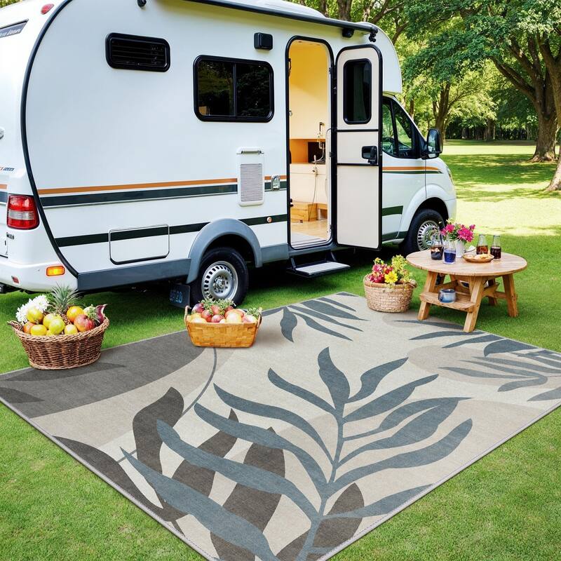 Mcow Bohemian Breeze Washable Indoor Outdoor Area Rug