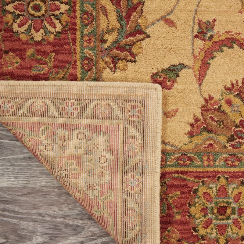 Nourison Living Treasures Persian Border Floral Area Rug