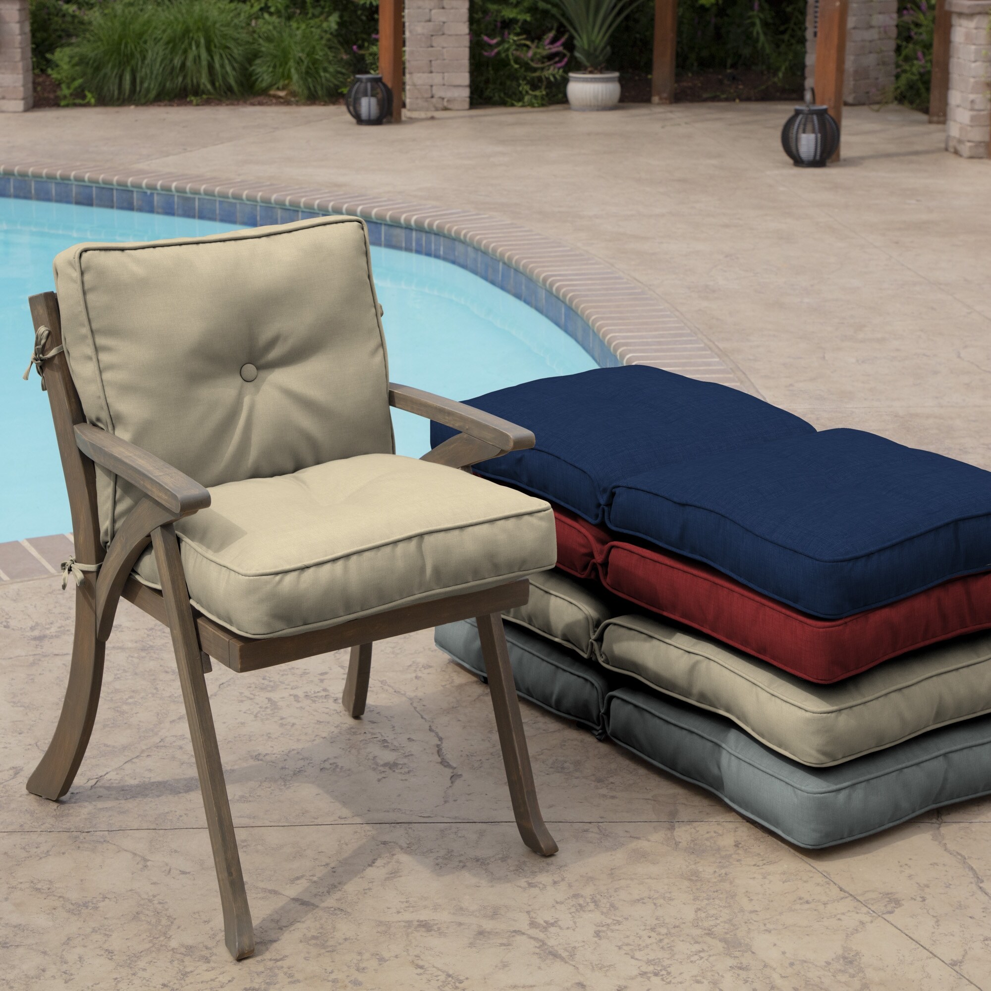 20x21 outdoor shop seat cushion