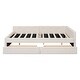 preview thumbnail 10 of 12, Queen Size Upholstered Platform Bed with Built-in USB Ports and 2 Storage Drawers