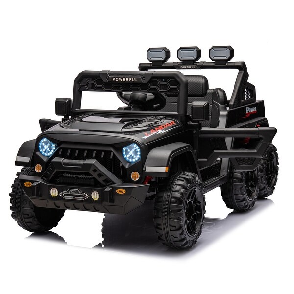 24V 4WD Ride On Pickup Truck Large Electric Toy Car with Storage Bed Bath Beyond 41366986