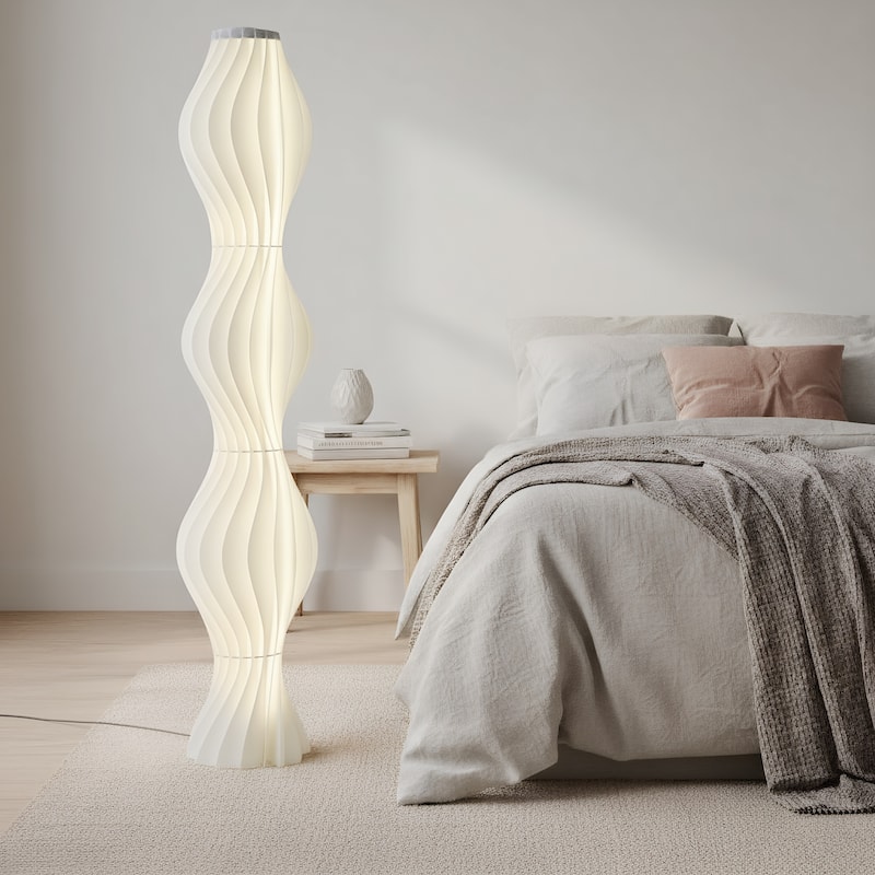 69" Modern LED Column Floor Lamp for Bedrooms and Living Rooms
