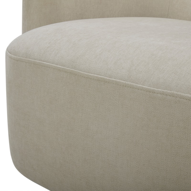 Spruce & Spring Ray Modern Swivel Accent Barrel Chairs