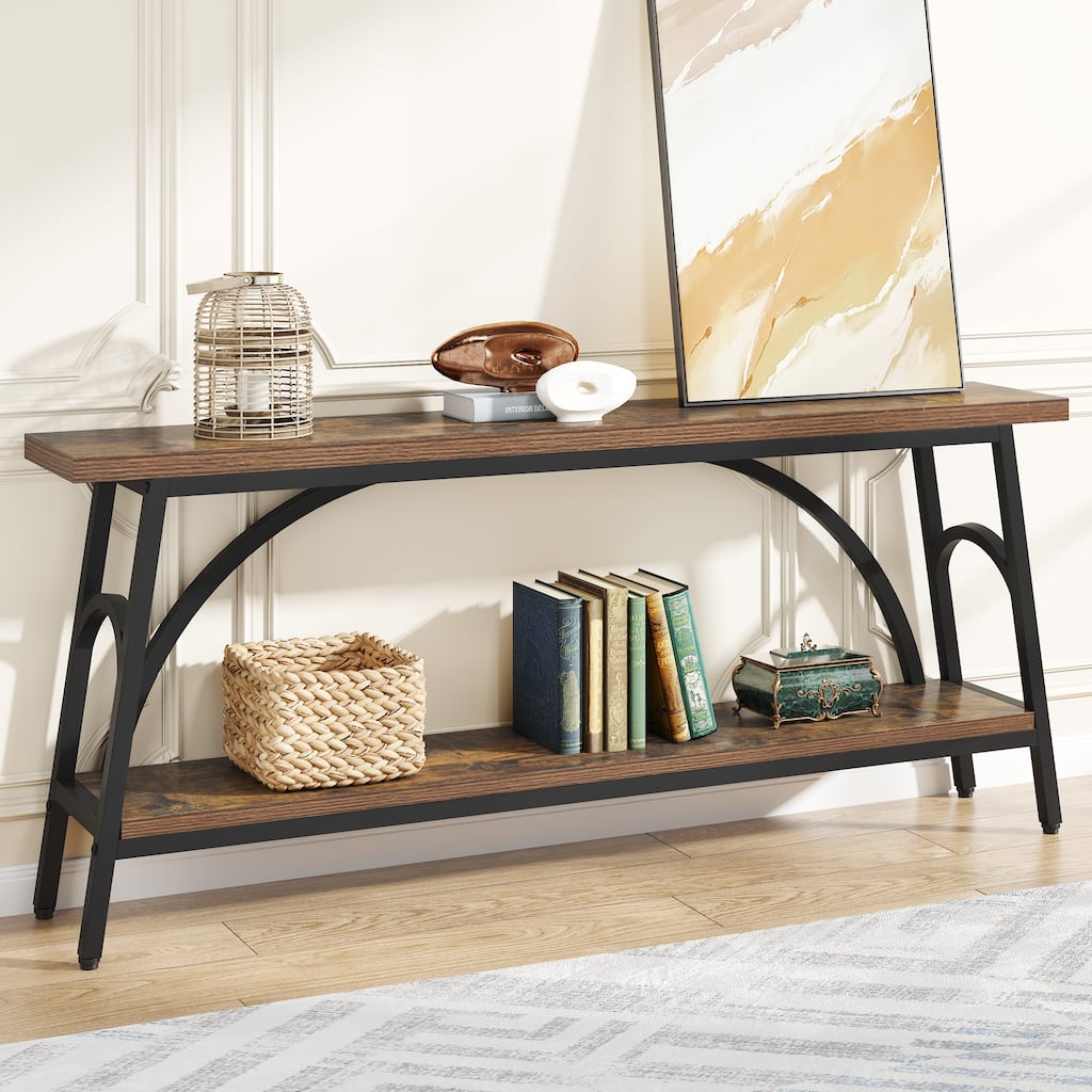 Console Table Behind Sofa Couch,Narrow Long Sofa Table,Hallway Accent Tables for Entryway