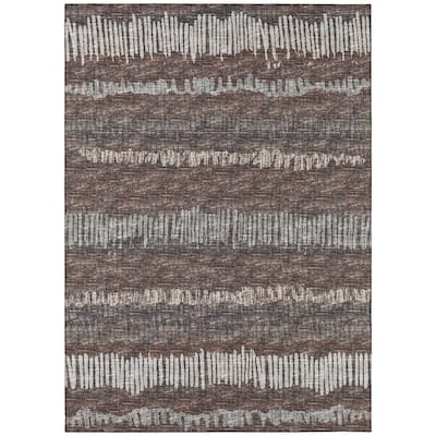 Indoor/Outdoor Rylee Sketches Washable Rug New.