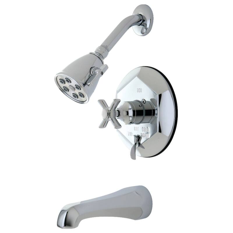 Kingston Brass Millennium Tub and Shower Trim Package with 2.5 GPM - Polished Chrome