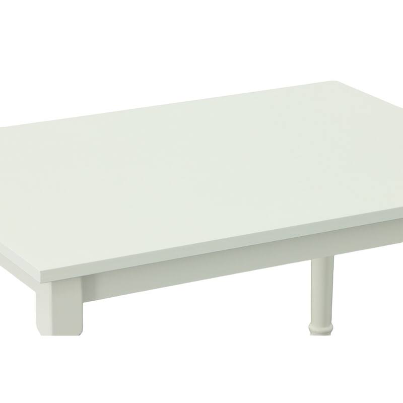 Rectangular Farmhouse Style Dining Table - 47.5" - White