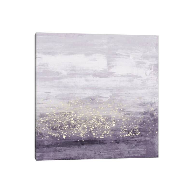 iCanvas 'Amethyst Glitter I' by Jennifer Goldberger Canvas Print