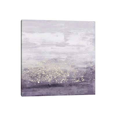 iCanvas 'Amethyst Glitter I' by Jennifer Goldberger Canvas Print