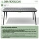 preview thumbnail 5 of 35, Pellebant Outdoor Aluminum Rectangular Dining Table