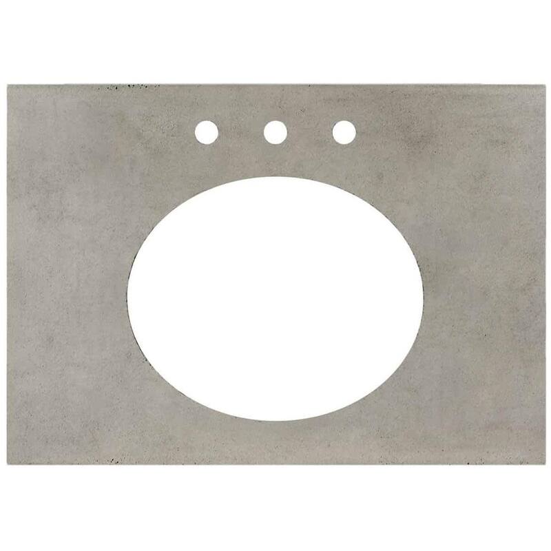 Native Trails VT30-O1714-NS-3 NativeStone 30" Stone Composite Vanity - Ash