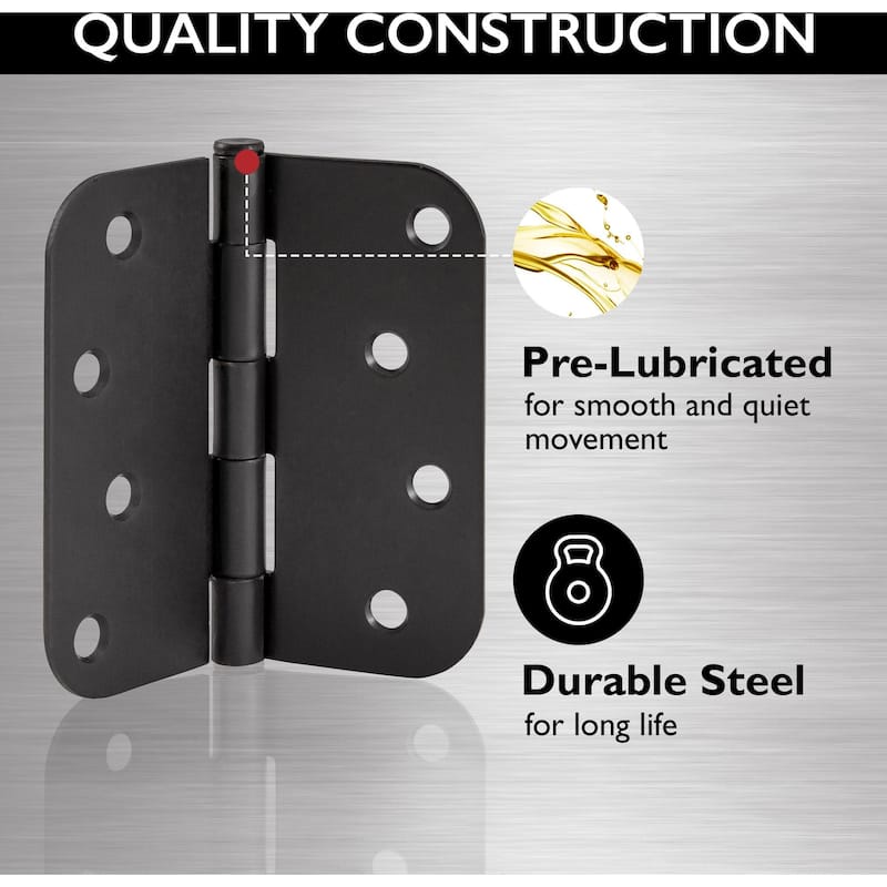 Design House 189555 4" x 4" Plain Bearing 5/8" Radius Corner Surface