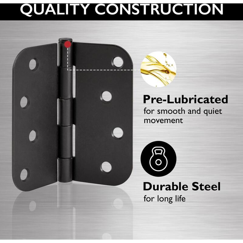 Design House 189969 4" x 4" Plain Bearing 5/8" Radius Corner Surface