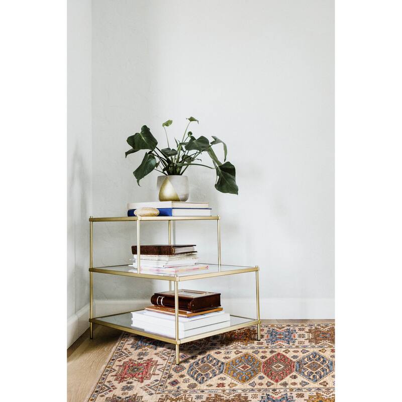 ECARPETGALLERY Hand-knotted Modern Oushak Cream Wool Rug - 5'3 x 8'1