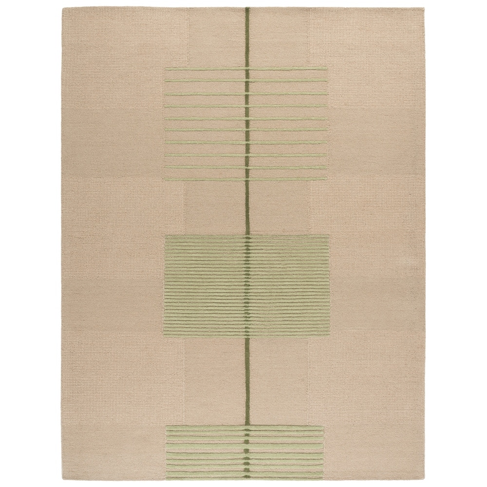 SAFAVIEH Handmade Genre Saide Mid-Century Modern Wool Rug