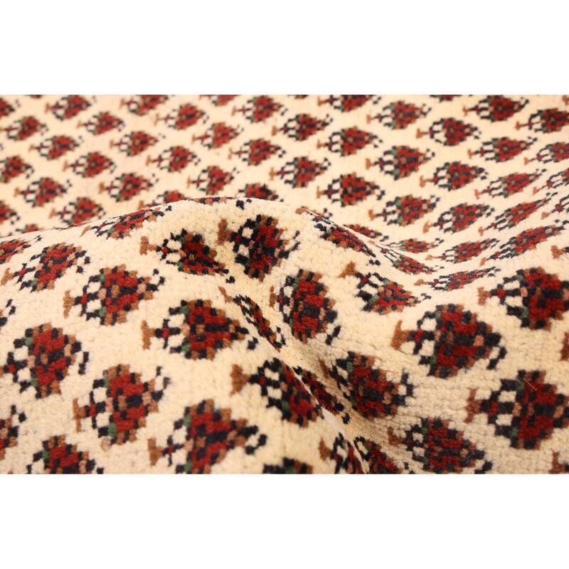 ECARPETGALLERY Hand-knotted Royal Mahal Cream Wool Rug - 5'8 x 7'11