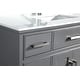 preview thumbnail 24 of 33, Vanity Art 60" Double Sink Bathroom Vanity Set with Engineered Marble Top and Free Mirror