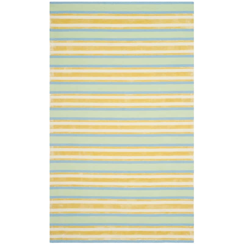 SAFAVIEH, Handmade Farhana Wool Striped Area Rug