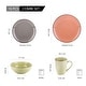 preview thumbnail 56 of 76, vancasso Navia 16-piece Stoneware Dinnerware Set (Service for 4)