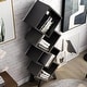 preview thumbnail 22 of 23, Diamonte Mid-century Modern Geometric 4-Shelf Open Bookcase and Display Shelf by Furniture of America