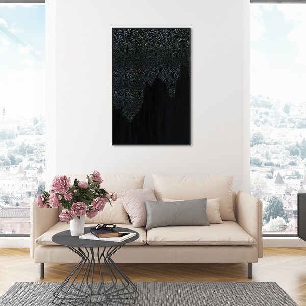Oliver Gal 'Glitter Night of Stars' Nature and Landscape Wall Art