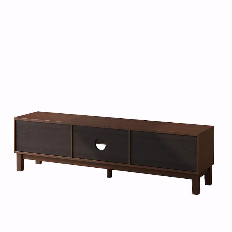 TV Stand for TVs up to 75", Media Console with 4 Drawers, Entertainment Center with Storage
