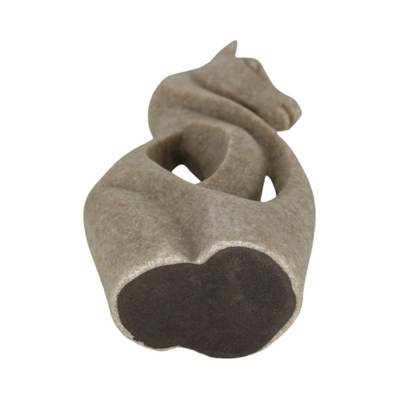 Decorative Horse Sculpture for Home Decor - Unique Decorative Objects - Beige - 7" x 4" x 15"