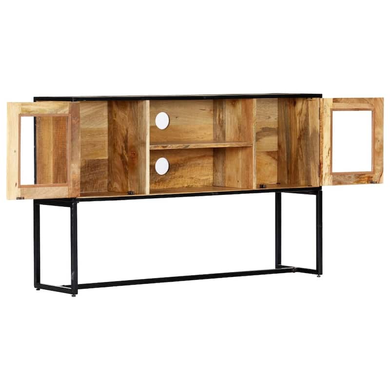 vidaXL TV Cabinet 47.2"x11.8"x29.5" Solid Reclaimed Wood