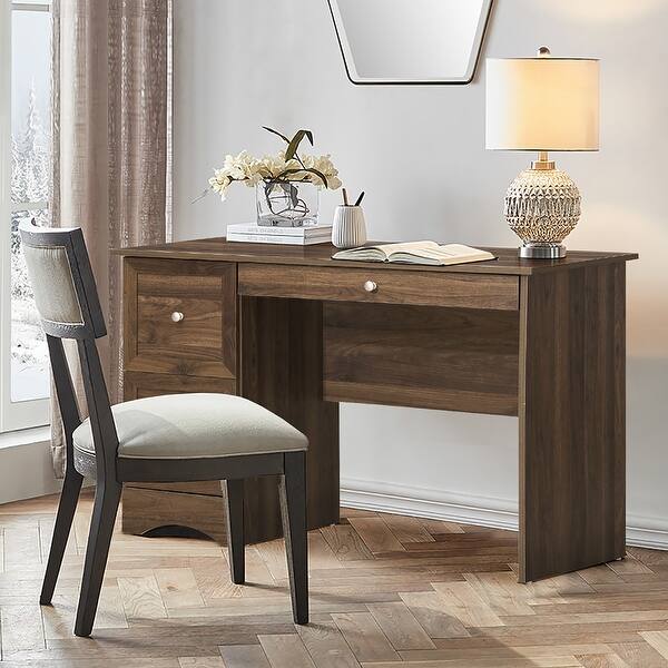 Costway Vintage Computer Desk Home Office Study Table Spacious Medium Overstock 32193673