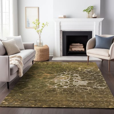 Premium Washable Super Soft Modern Floral Mayfield Rug
