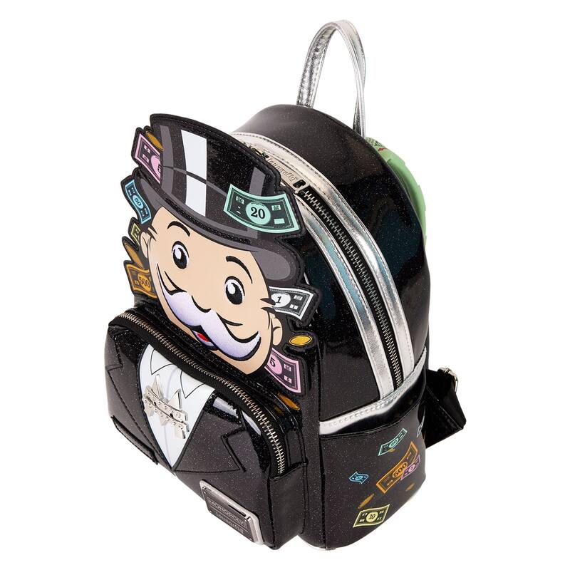 Monopoly 90th Anniversary Pennybags Glitter Cosplay Mini Backpack